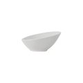 Tuxton Vitrified China Slant Bowl Porcelain White - 8 oz - 1 Dozen GLP-403